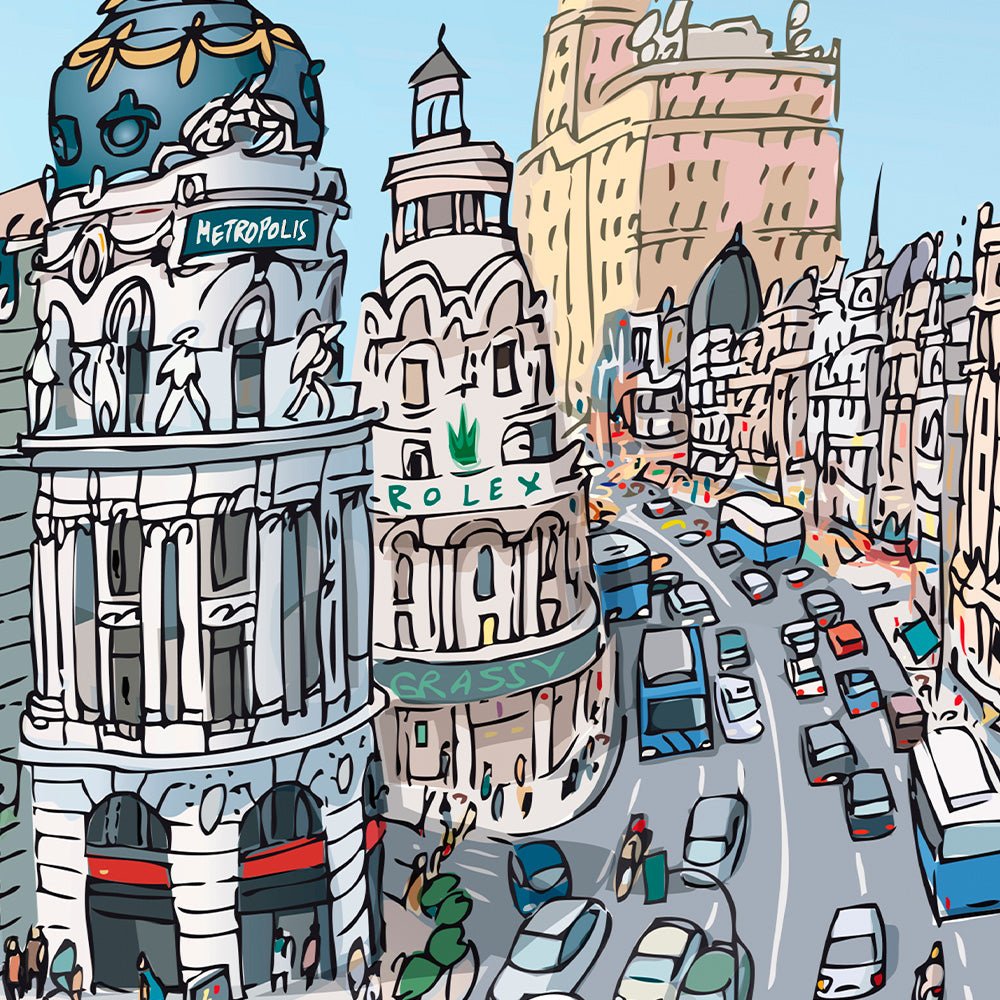 Alcalá - Gran Vía Impresión Giclée