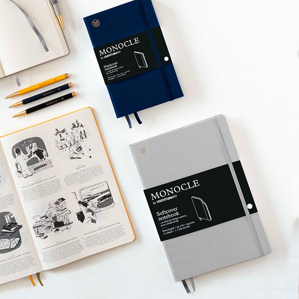 Cuaderno Tapa Dura Amarillo B5 Cuadrícula de Puntos
