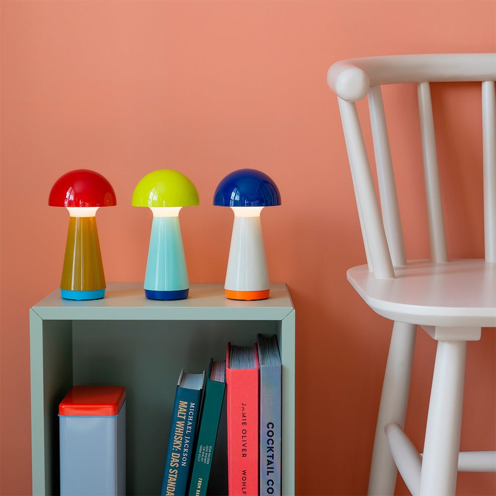 Lampe de table bleue Bobbi