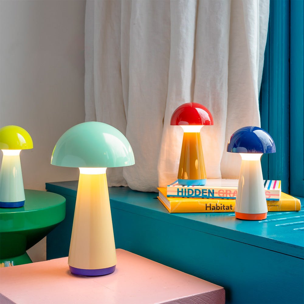 Lampe de table bleue Bobbi
