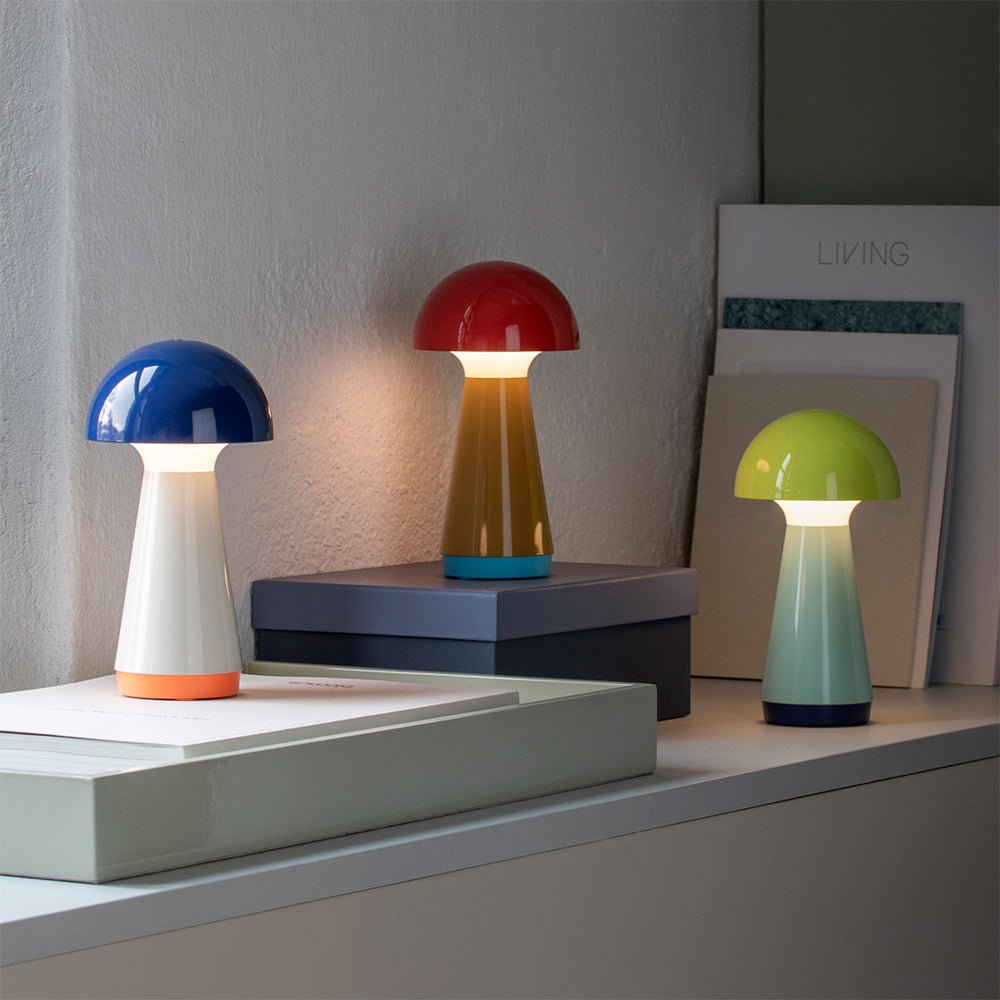 Lampe de table bleue Bobbi