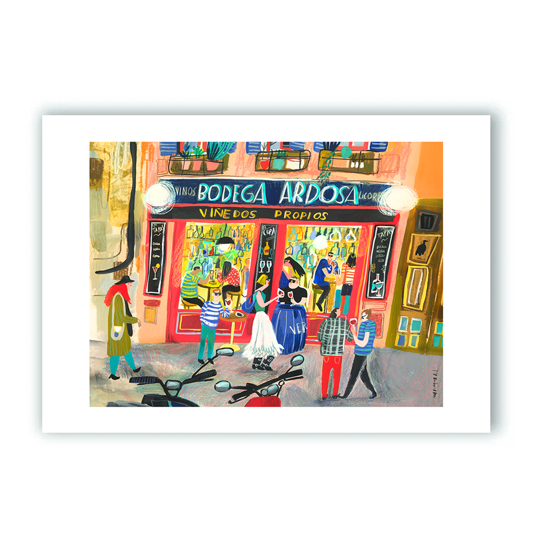 Bodega de la Ardosa Impression Giclée Horizontale