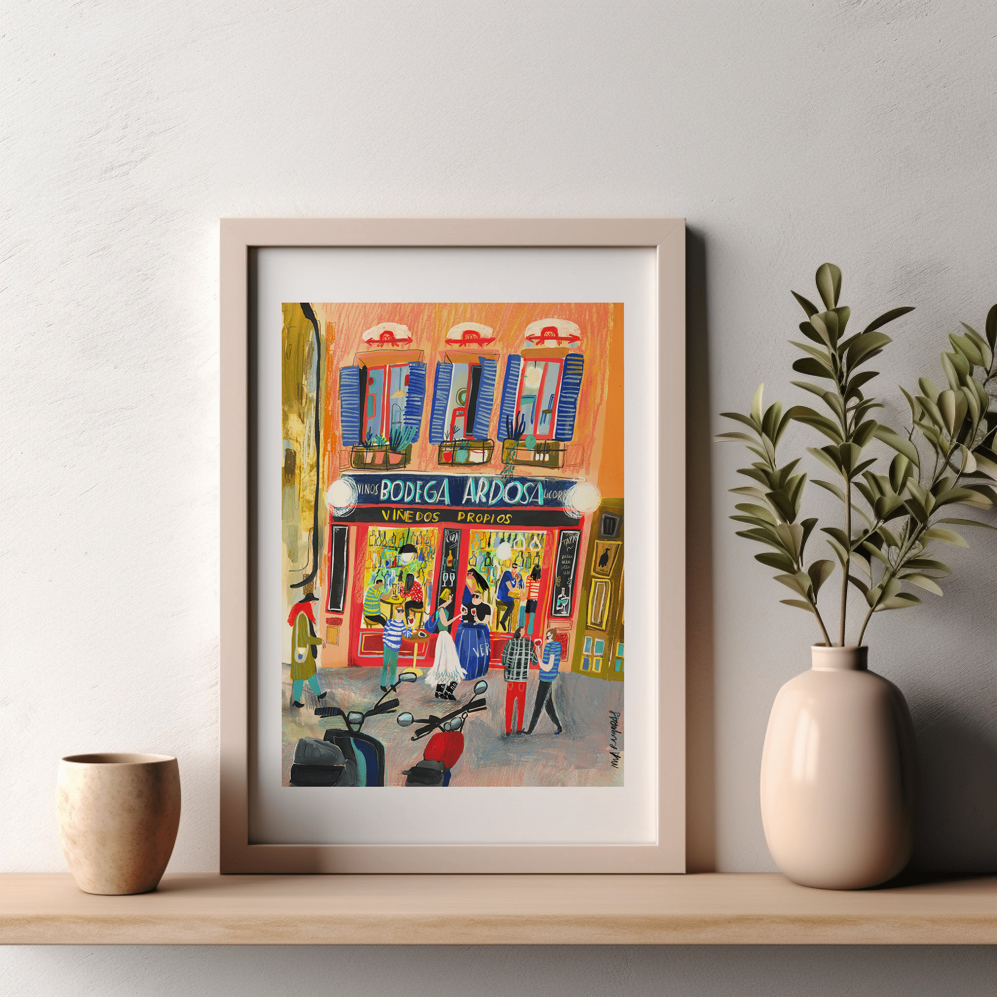 Bodega de la Ardosa Impression giclée verticale