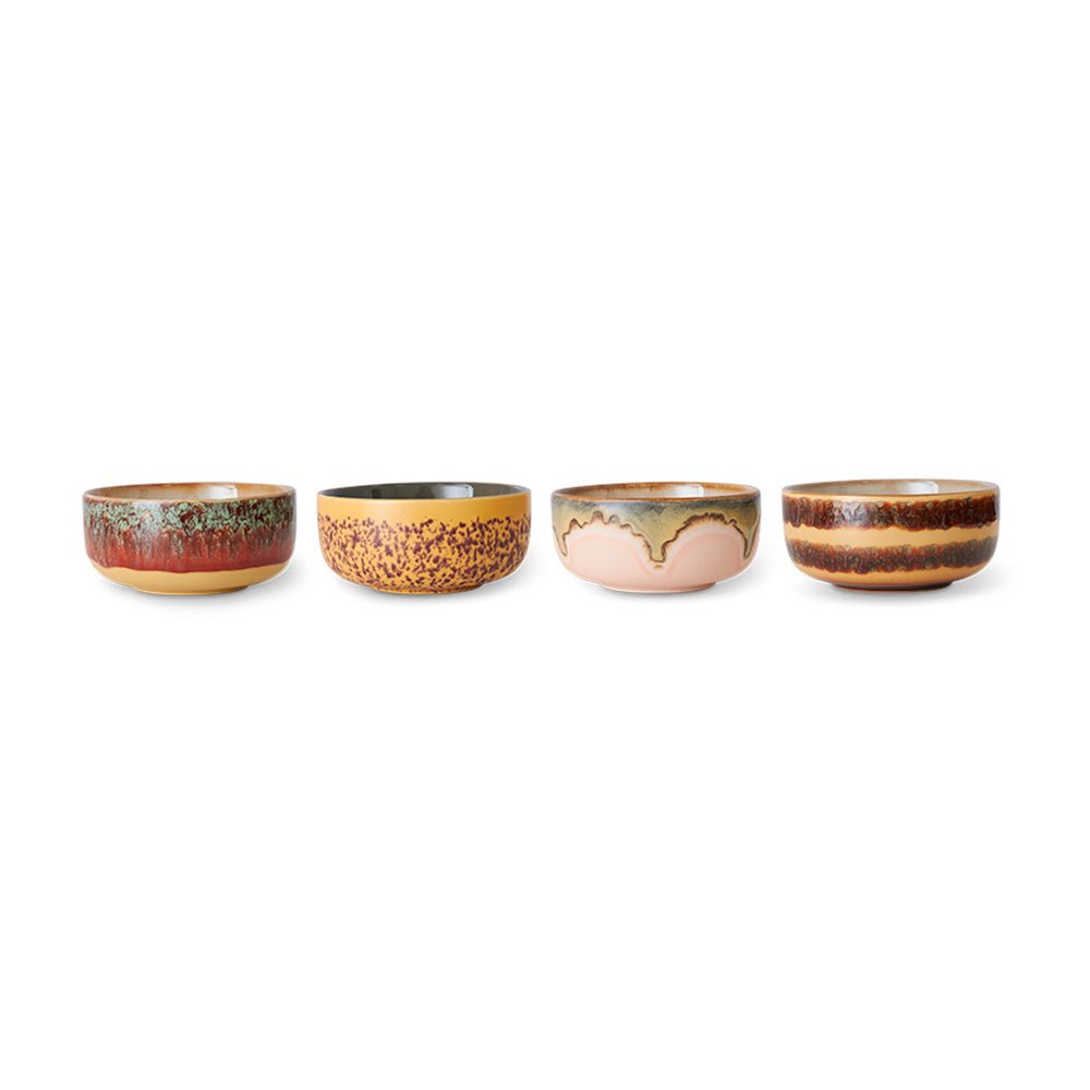 70s Ceramics: Dessert Bowls - Harbour (set of 4)
