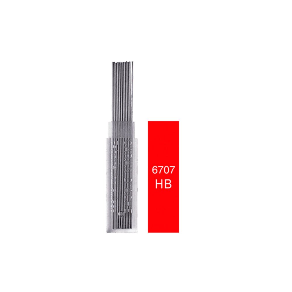Boîte de 12 mines HB 0,7 mm 6 cm