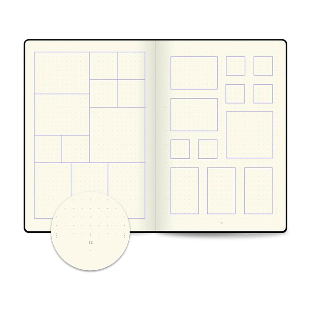 Bullet Journal Edit.2 Moyen A5 Points Noirs
