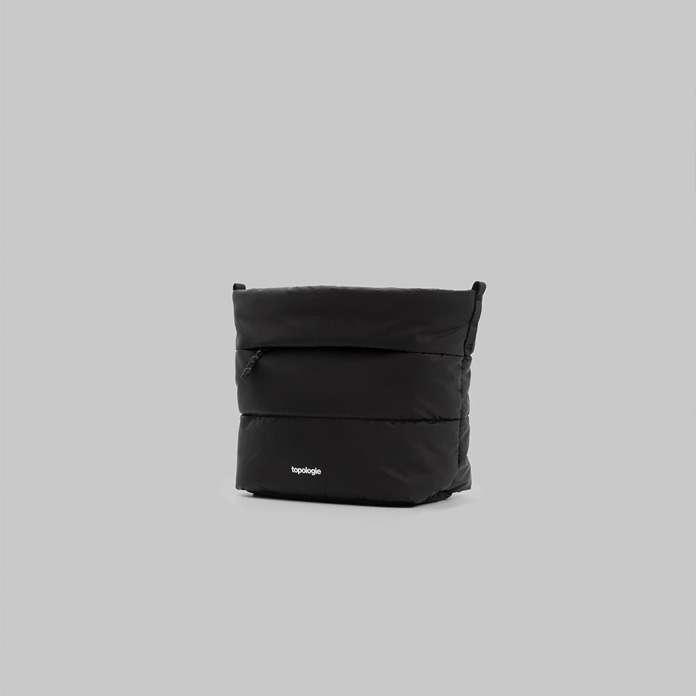 Doudoune noire Besace