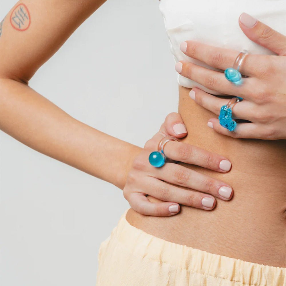 Bague Bolon Bleu Ciel