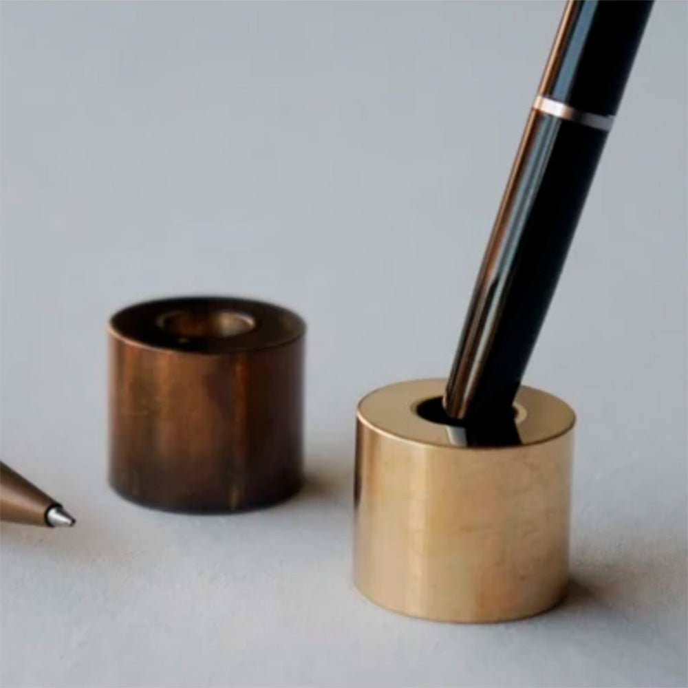 Porte-cartes en laiton massif