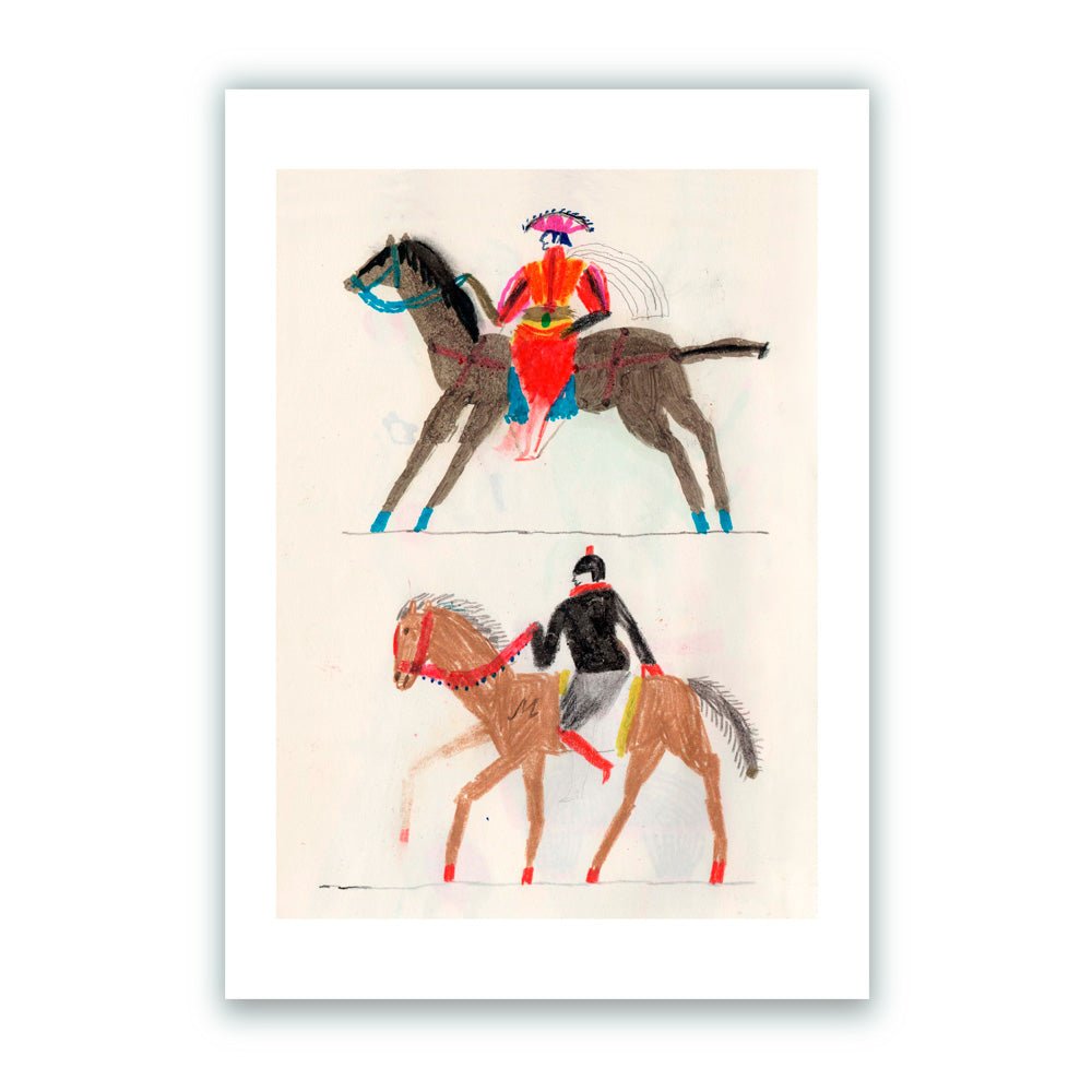 Caballeros 1 Impresión Giclée