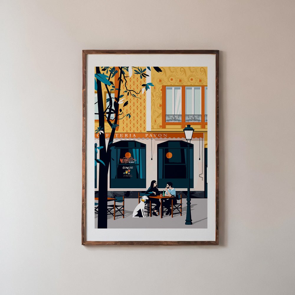 Café Pavón Impresión Giclée