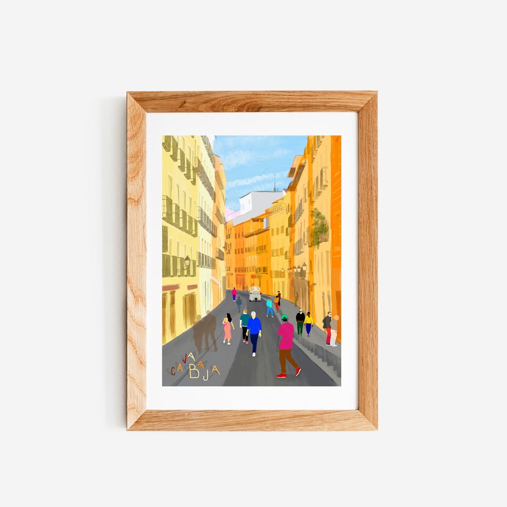 Cava Baja, Letras Impresión Giclée