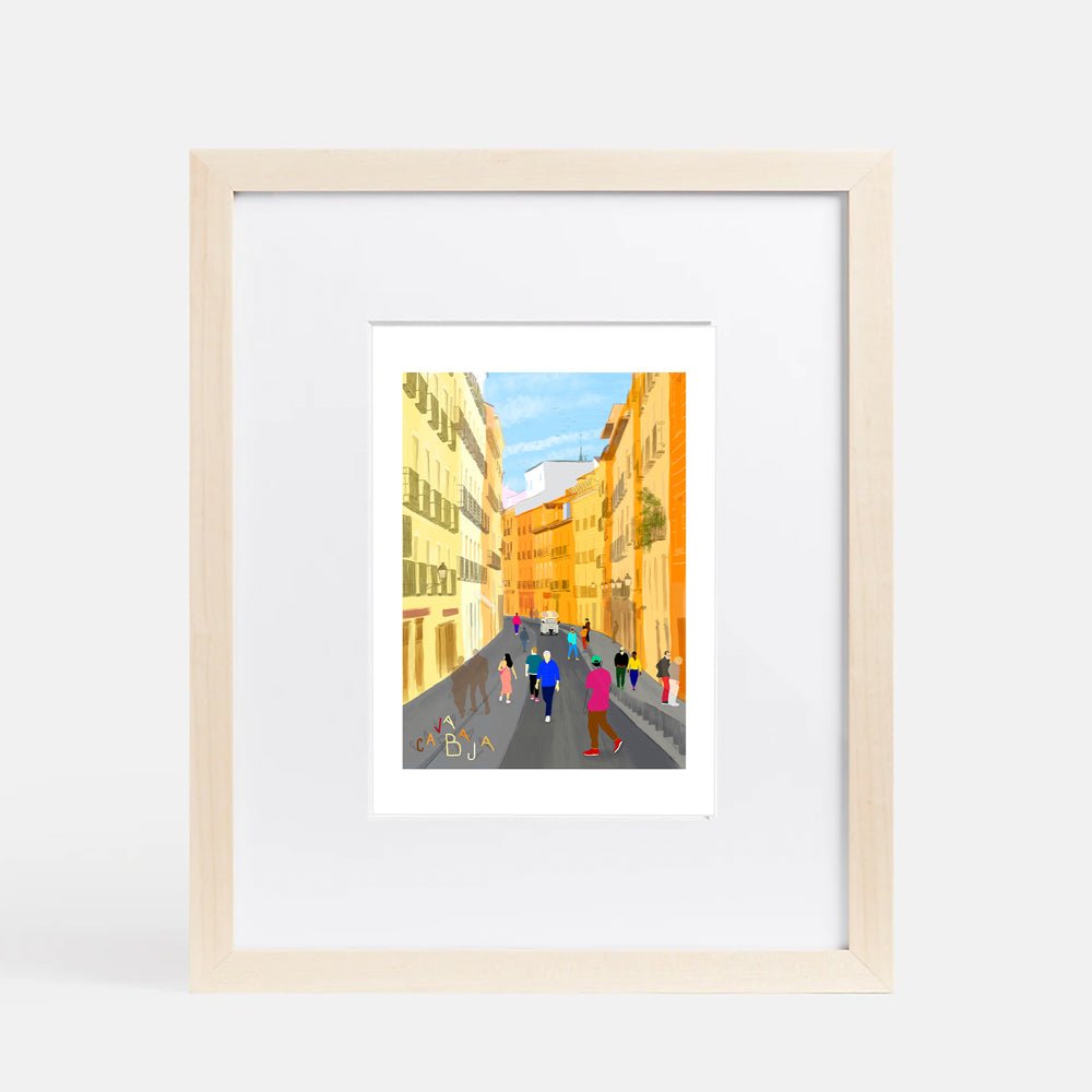 Cava Baja, Letras Impresión Giclée