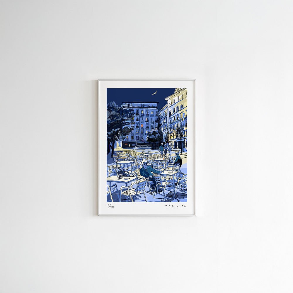 Impression sur papier d'art « Nuit à Chueca »