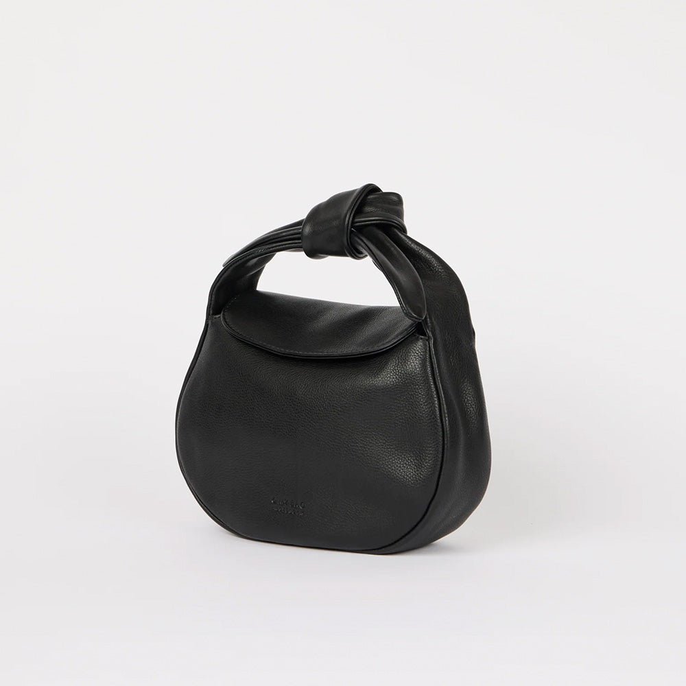 Bolso Coco Croissant Soft Grain Negro