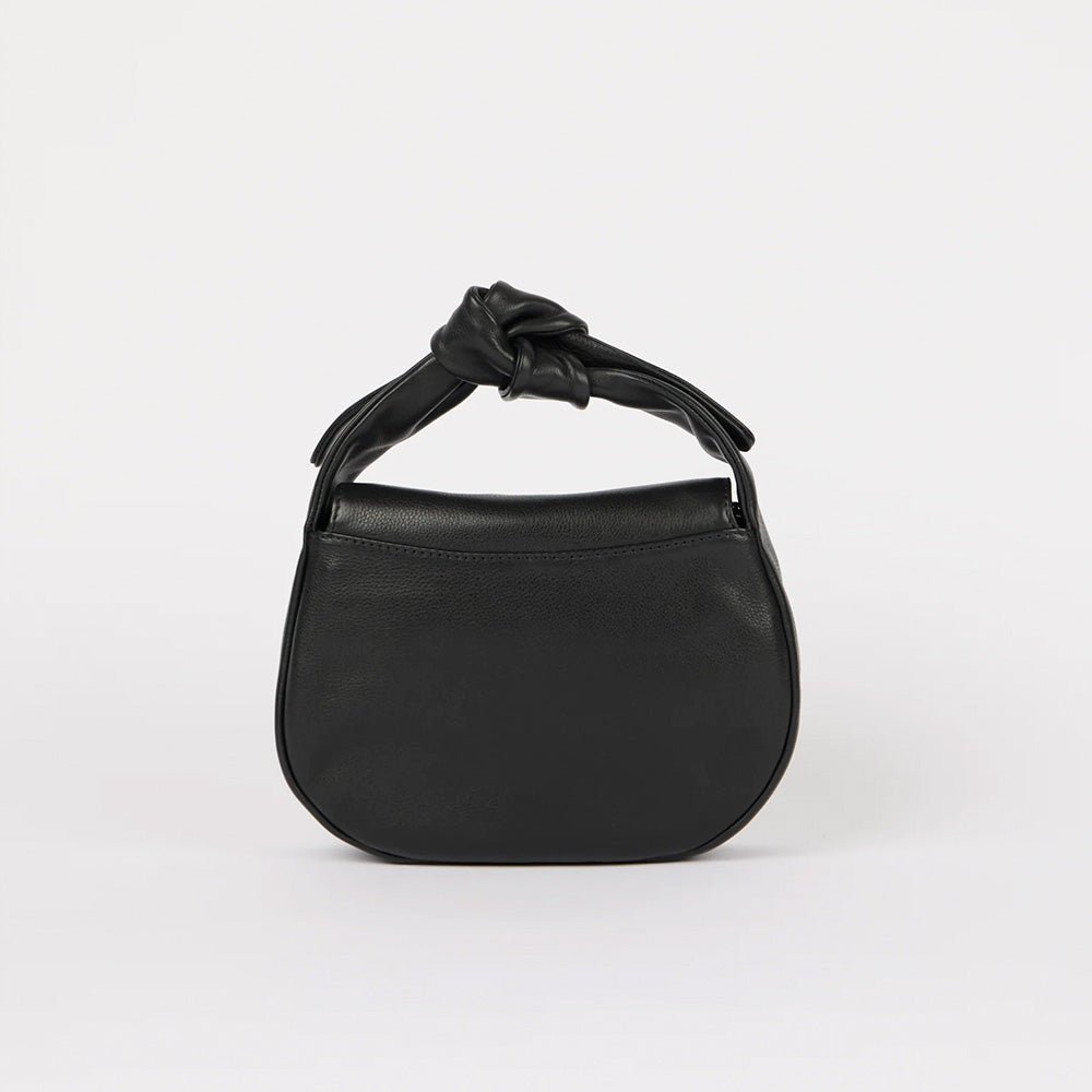 Bolso Coco Croissant Soft Grain Negro