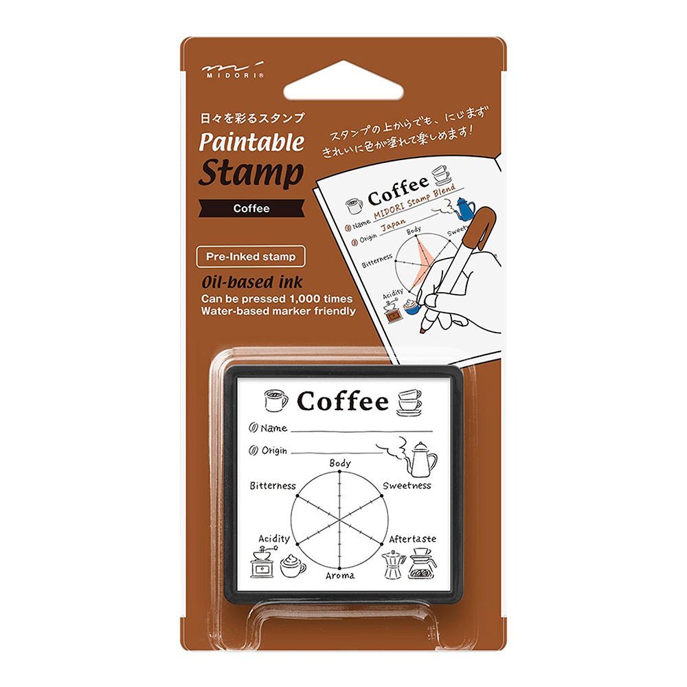 Tampon à peindre pré-encré Café