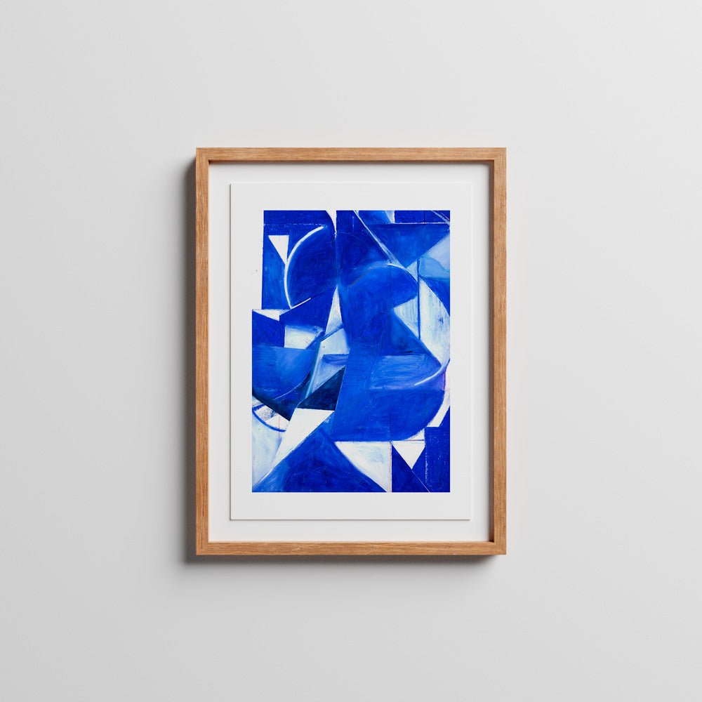Composición Azul Impresión Giclée