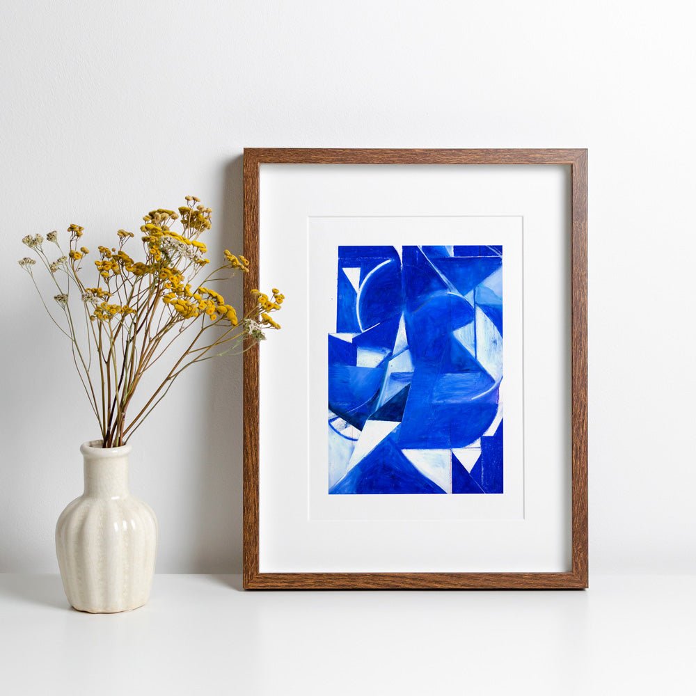 Composición Azul Impresión Giclée