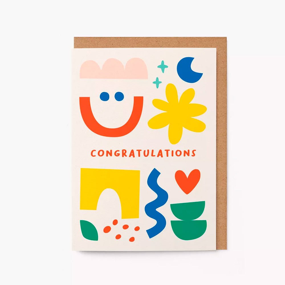 Tarjeta de Felicitaciones “Congratulations”