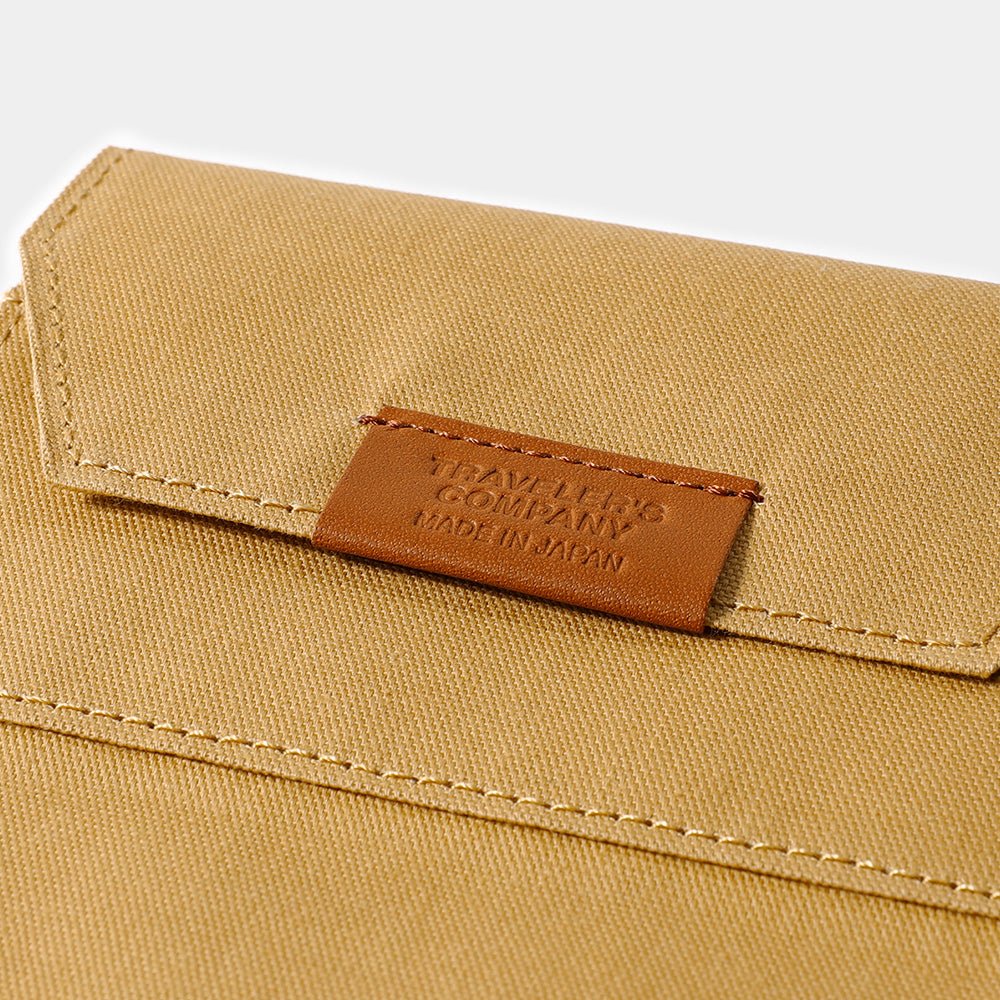 TF Recambio Tela de Algodón con Cremallera Beige - Tamaño Pasaporte