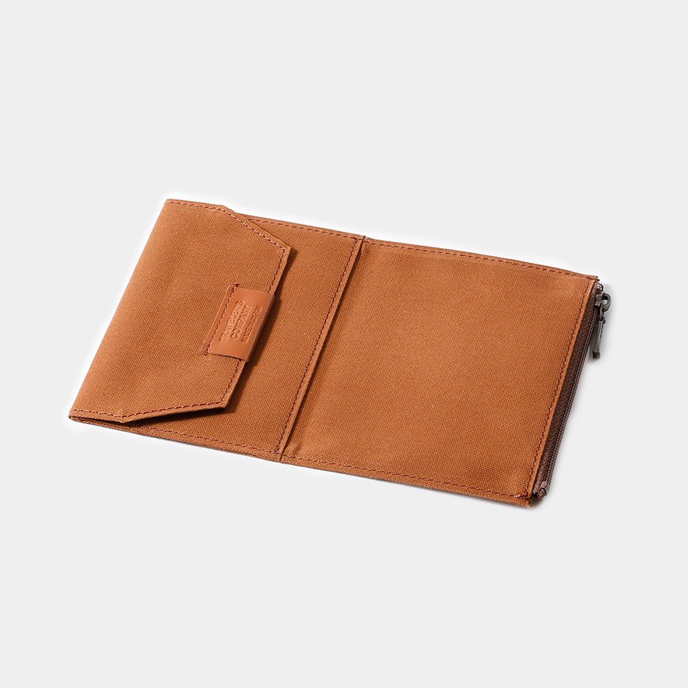 TF Recharge Chiffon en Coton avec Fermeture Éclair Marron - Format Passeport