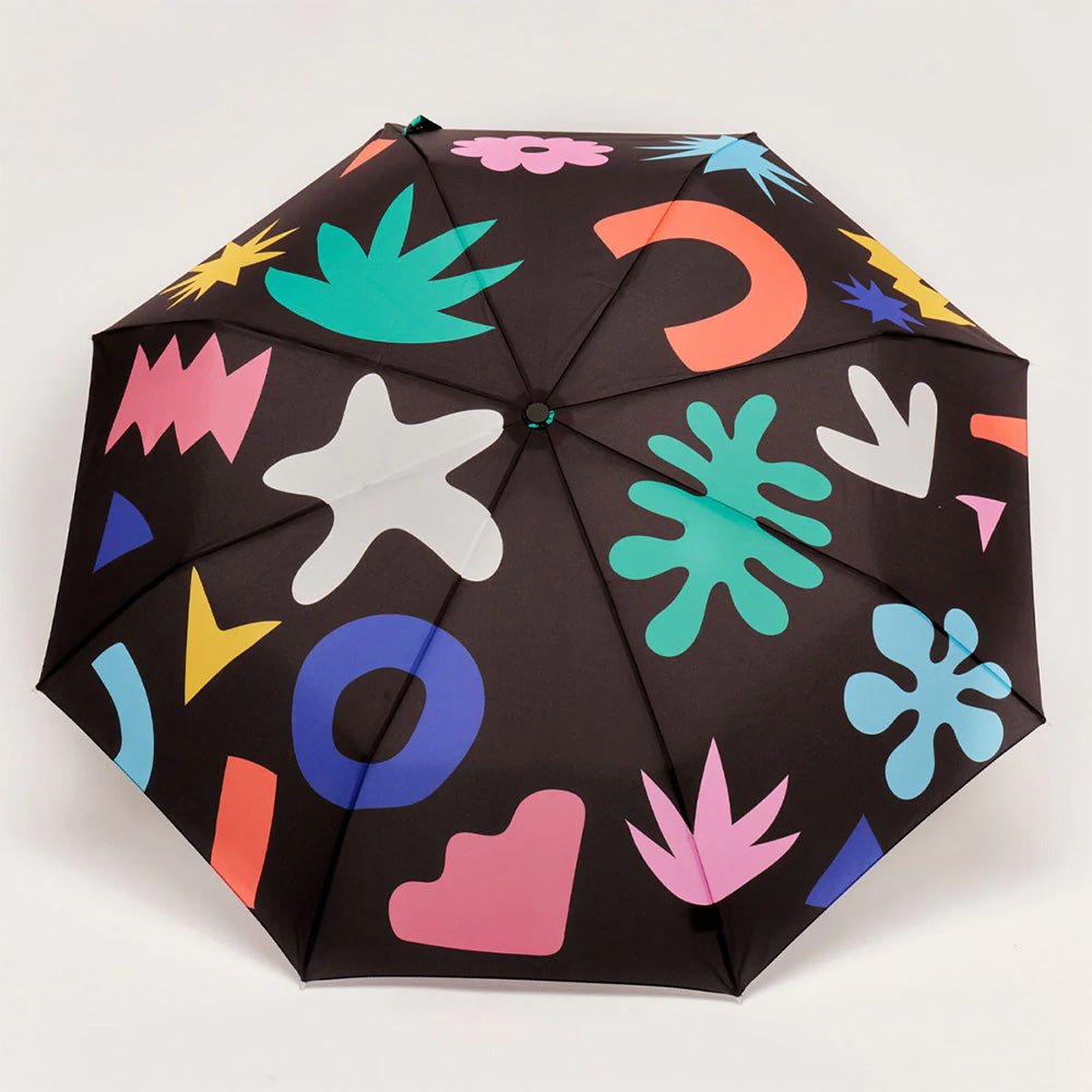 Umbrella Palma Print Compact Eco Friendly