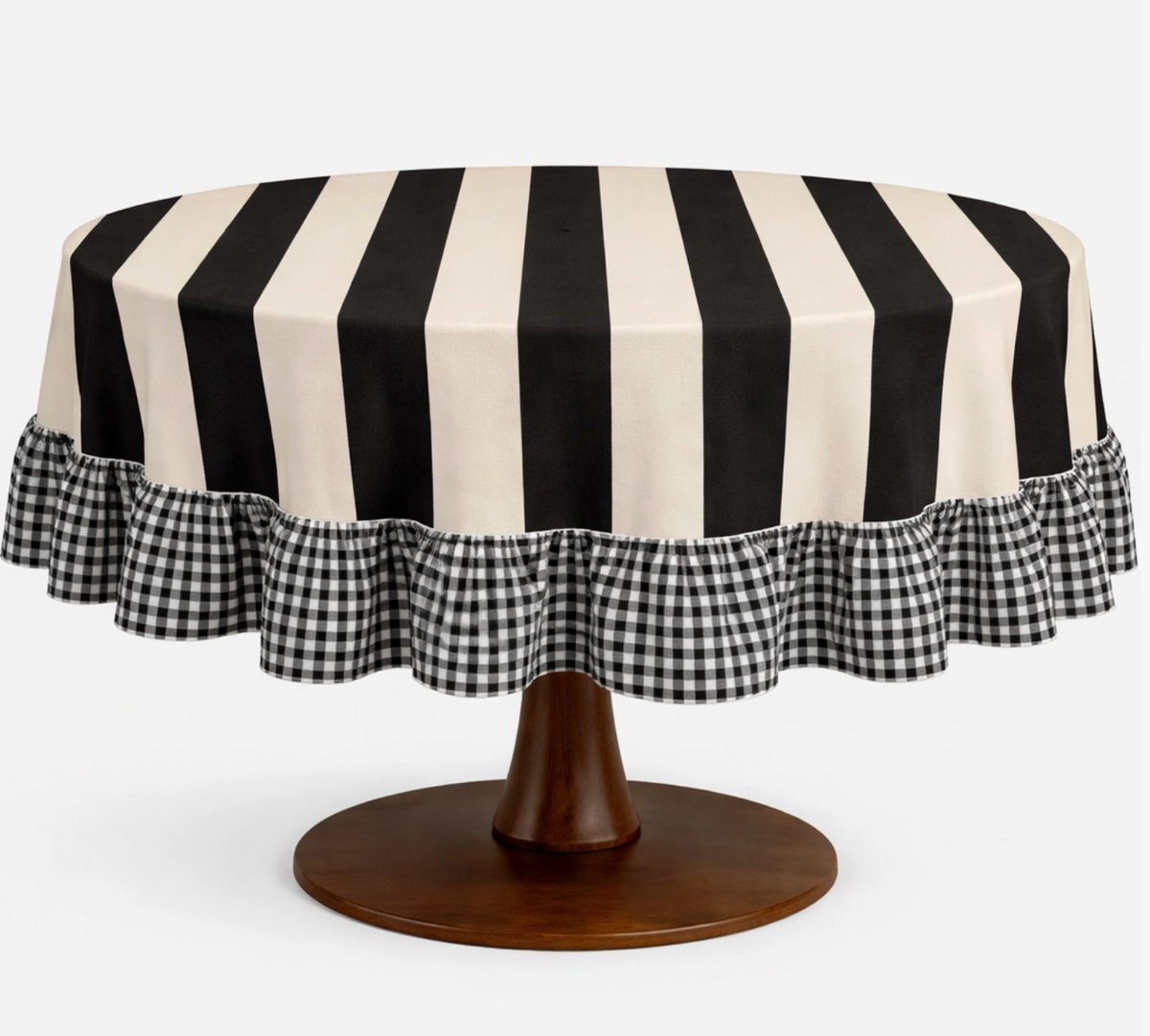 Mantel Redondo Ruffle