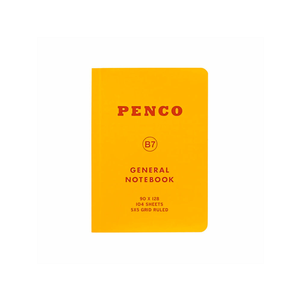 Soft PP Notebook B7 Grid Yellow 