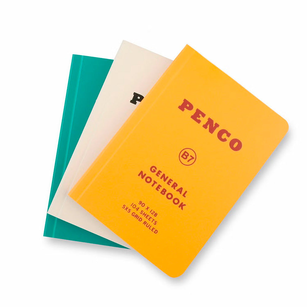 Soft PP Notebook B7 Grid Yellow 