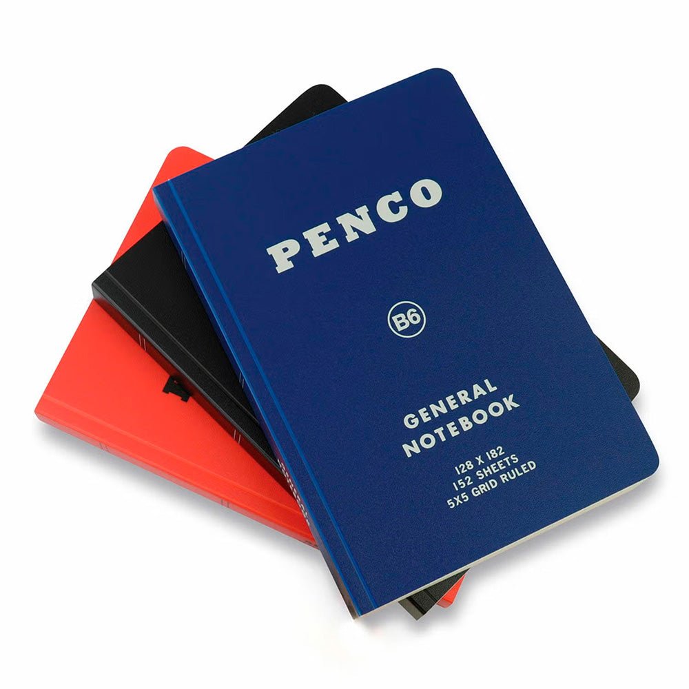 Cahier souple PP B6 quadrillé rouge
