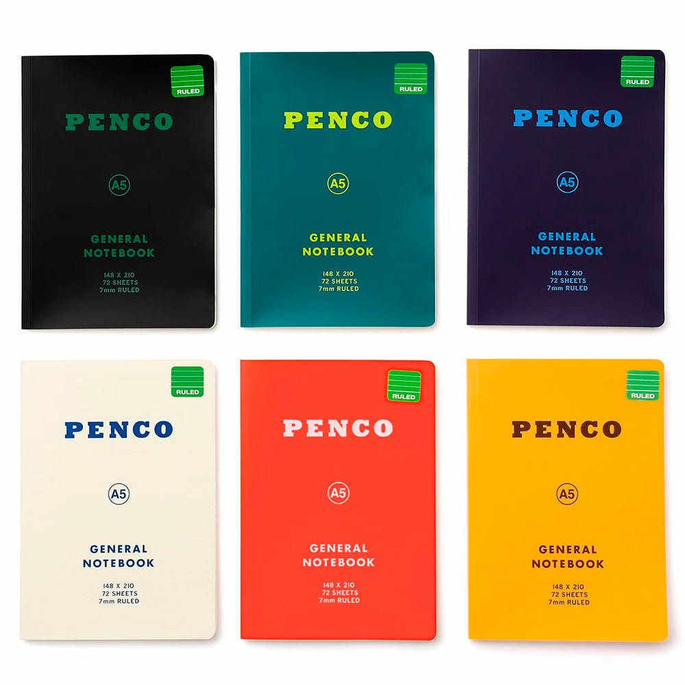 Cahier souple PP A5 ligné blanc