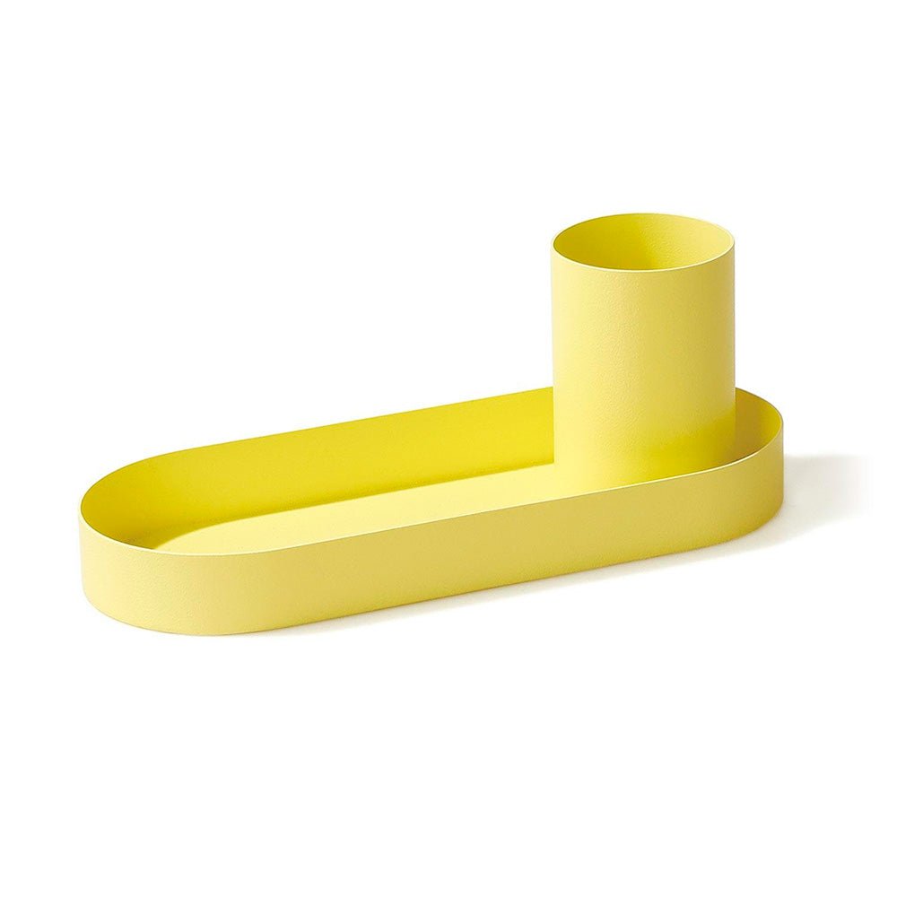 Organisateur de bureau jaune