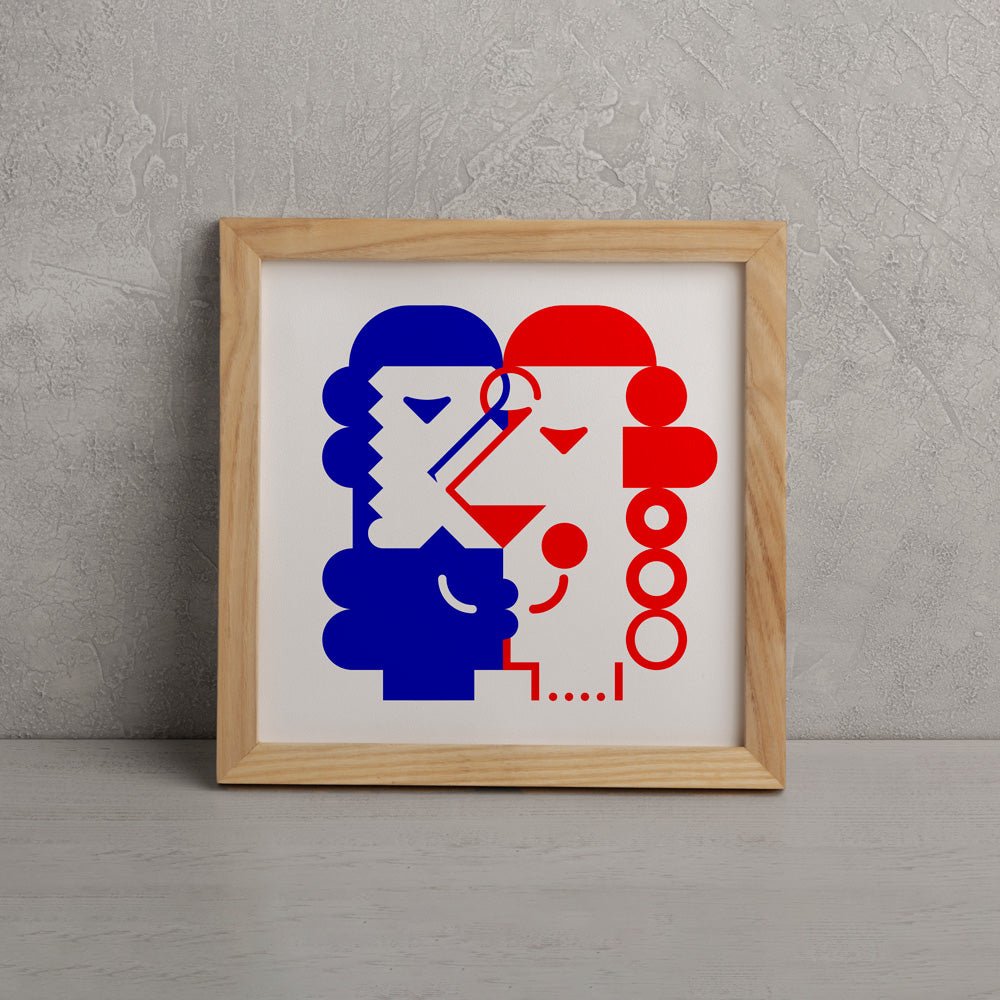 El Beso Impresión Giclée