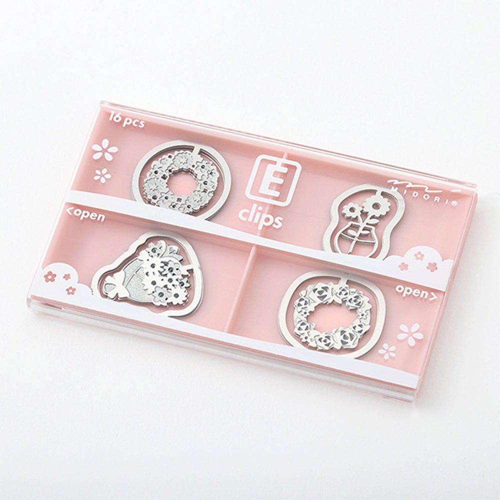 Etching Clips Flowers