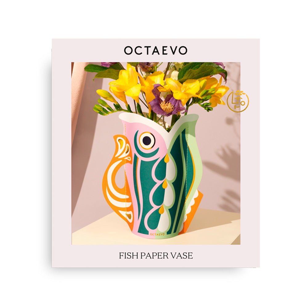 Mini Paper Vase Fish