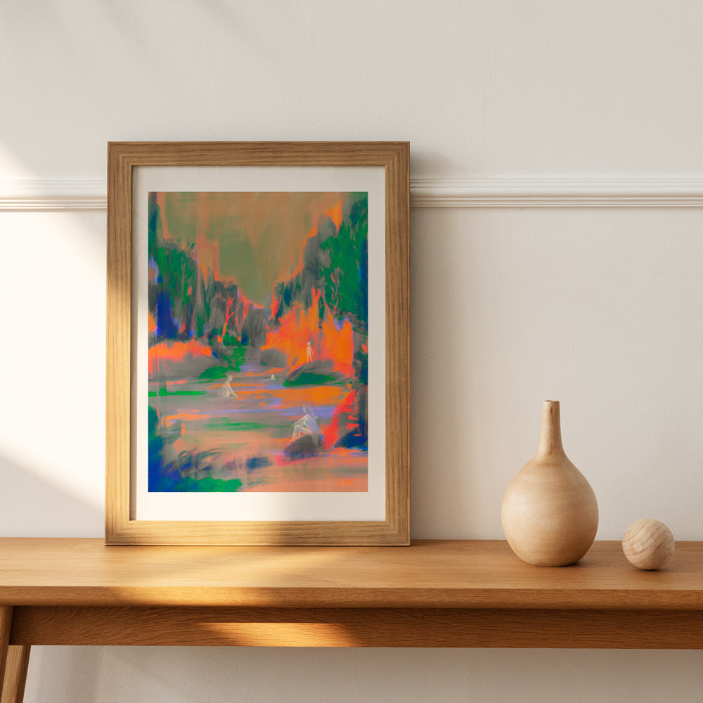 Los Cuatro de Nosotros Impresión Giclée