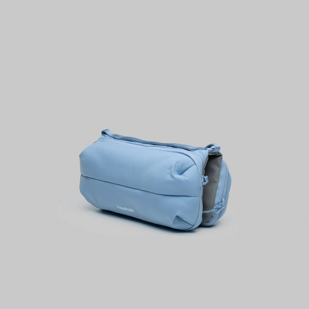 Bottle Sacoche Medium Chambray Silky Peach