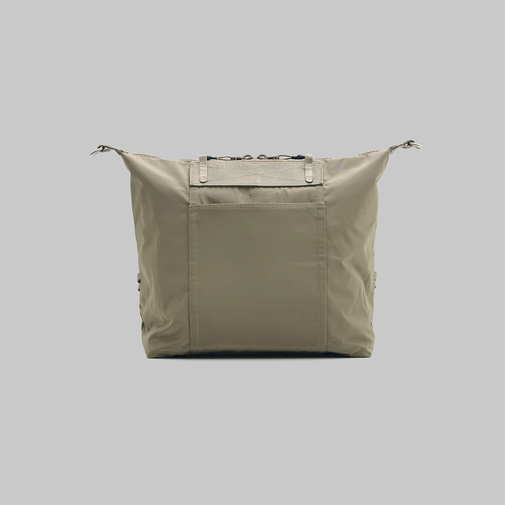 Explorer Tote Medium Moss Tech Sateen