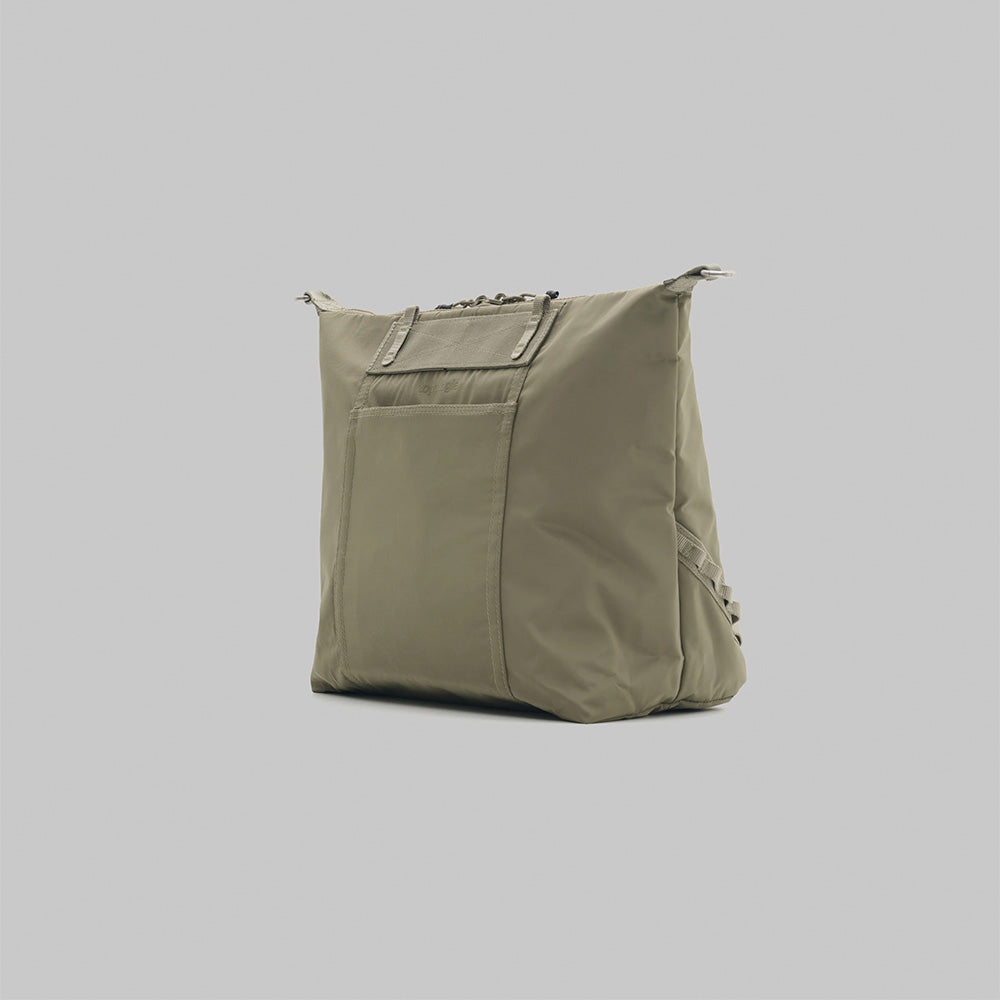 Explorer Tote Medium Moss Tech Sateen