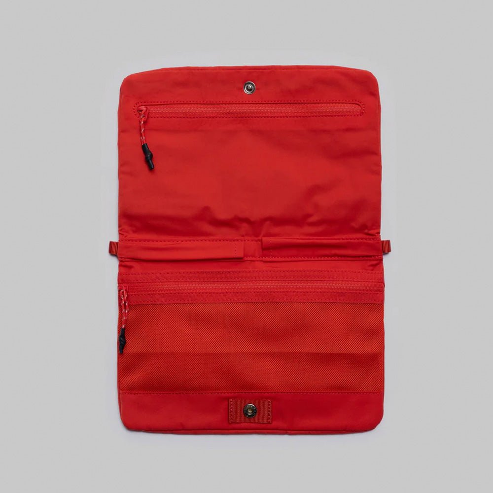 Flat Sacoche Small Topologie Red