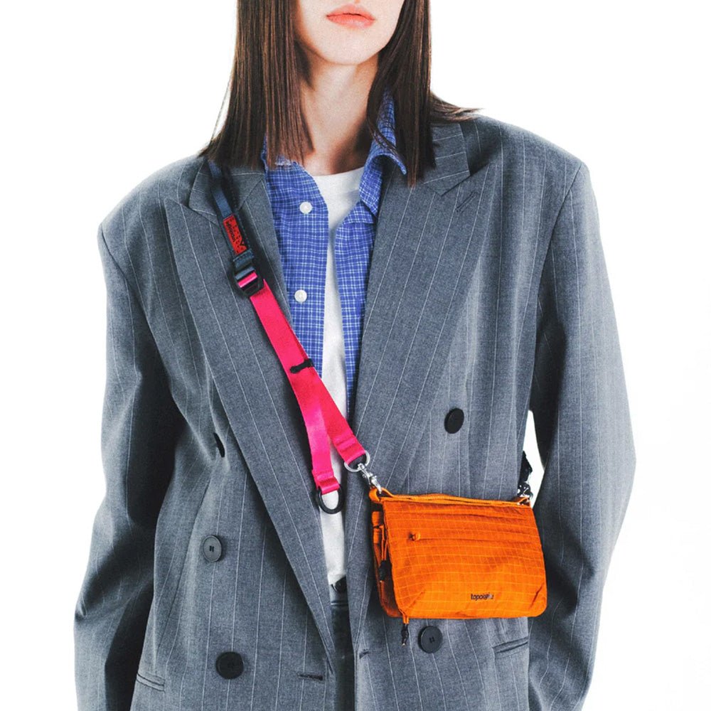 Flat Sacoche Small Burn Orange Glazed Ripstop