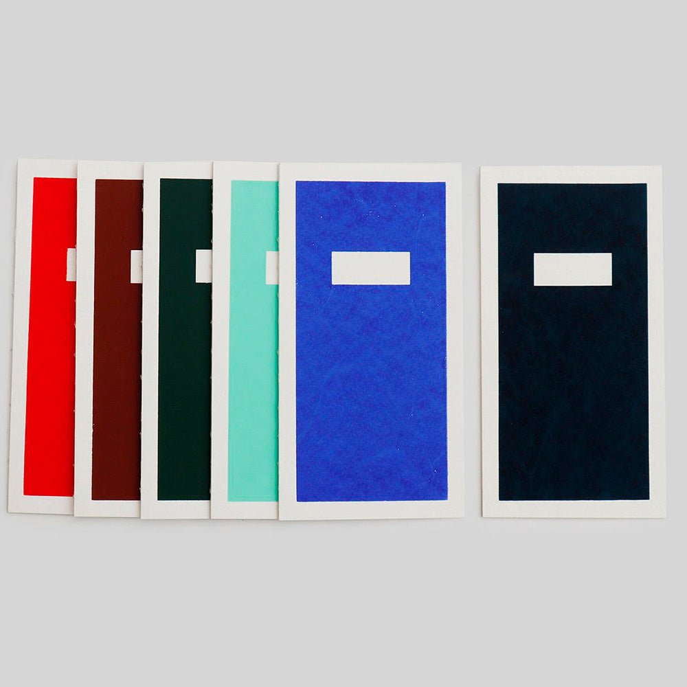 Cahier de voyage en coffret couleur menthe unie