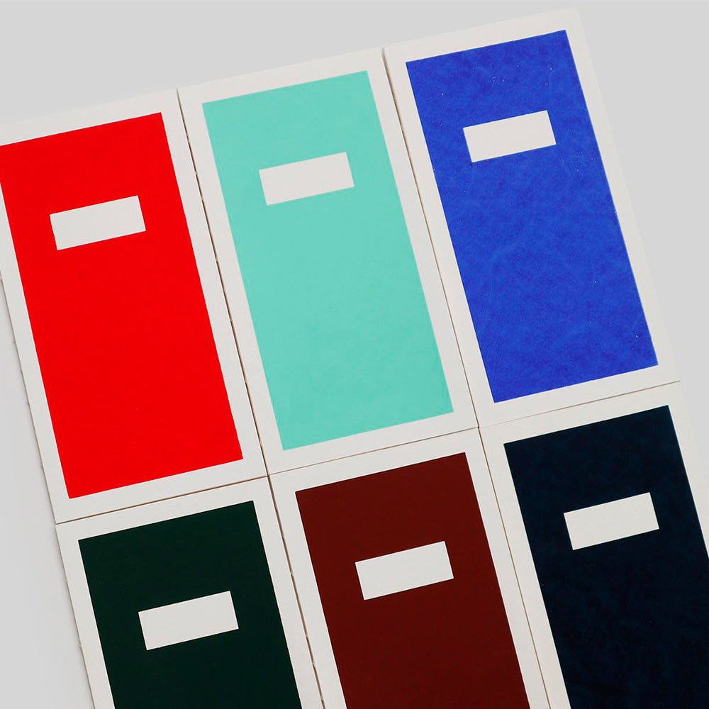 Cahier de voyage en coffret couleur menthe unie
