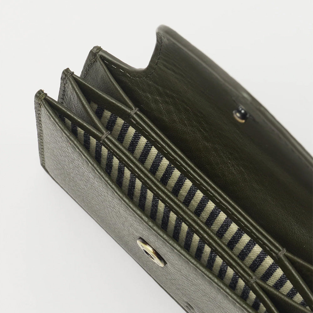 Harmonica Wallet Soft Grain Moss