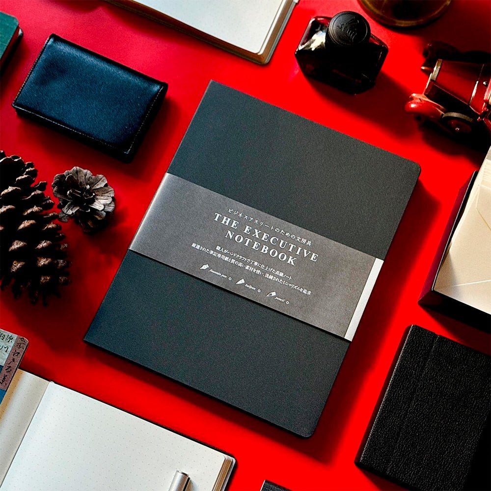 Le carnet bleu marine Executive