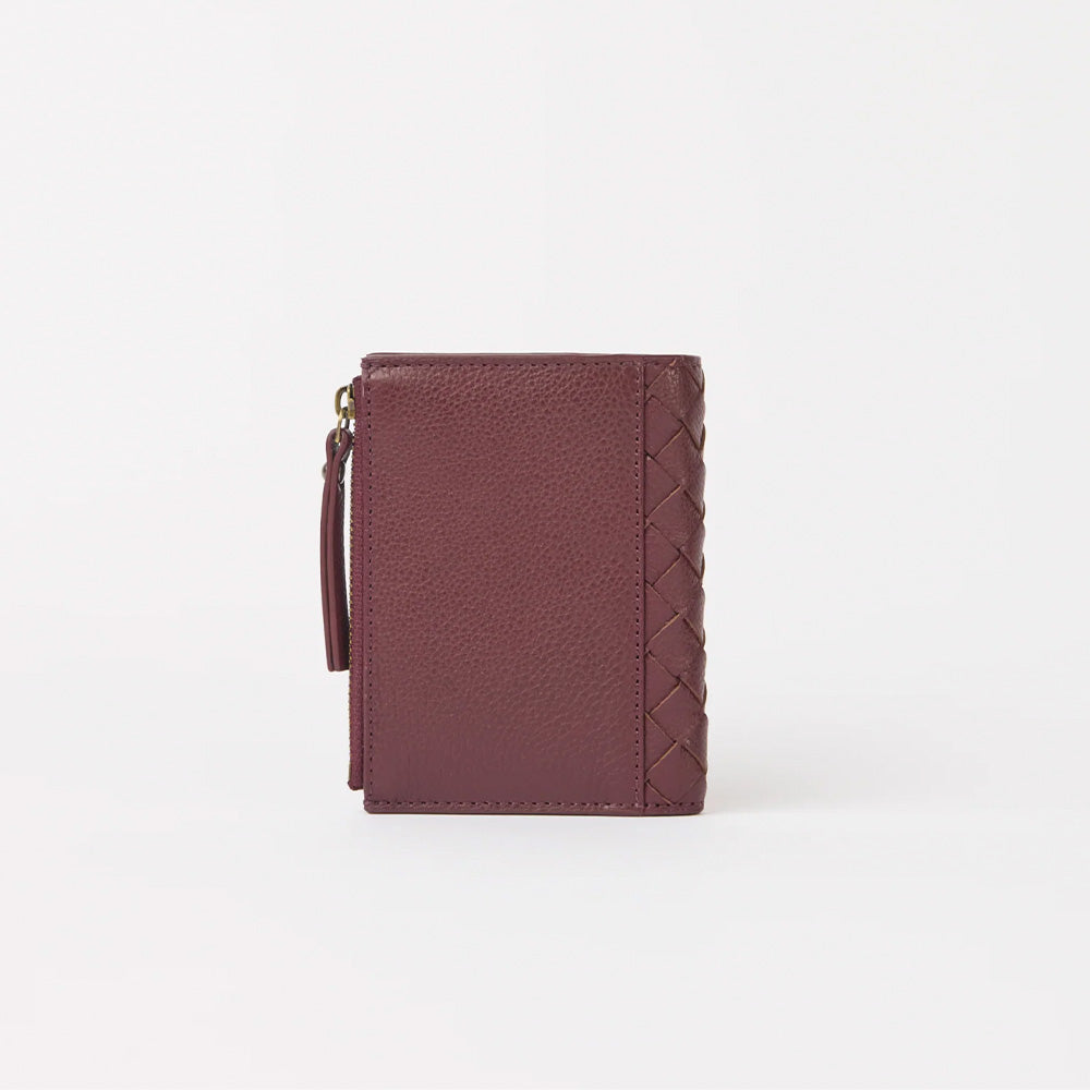 Cartera Jamie Trenzado Dark Cherry