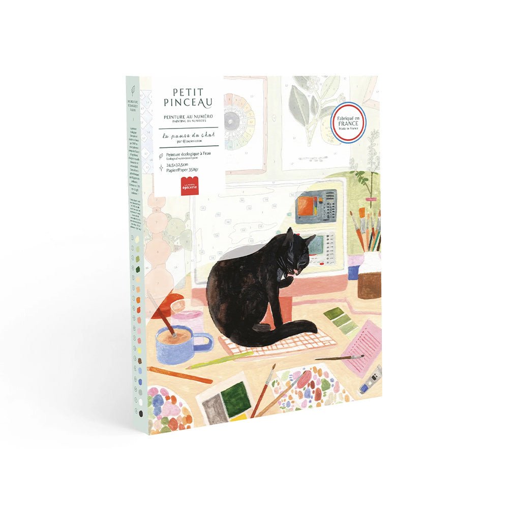 Kit de Pintura por Números - El descanso del gato