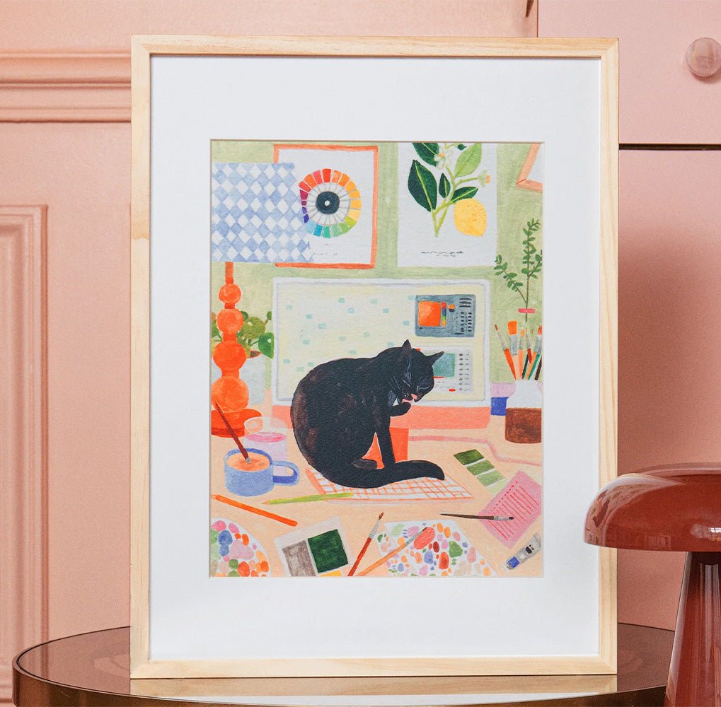 Kit de peinture par numéros - Le repos du chat