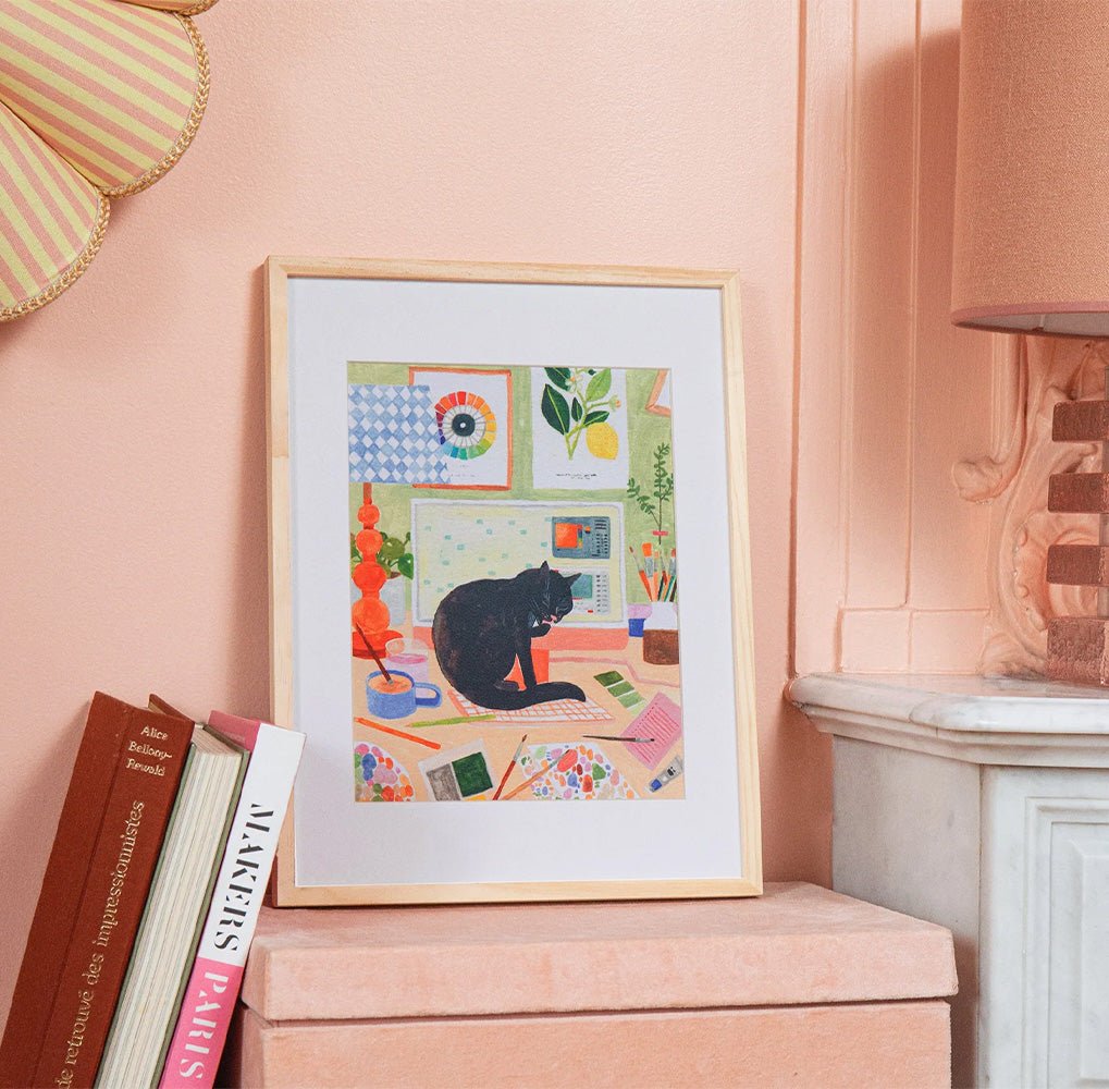 Kit de peinture par numéros - Le repos du chat